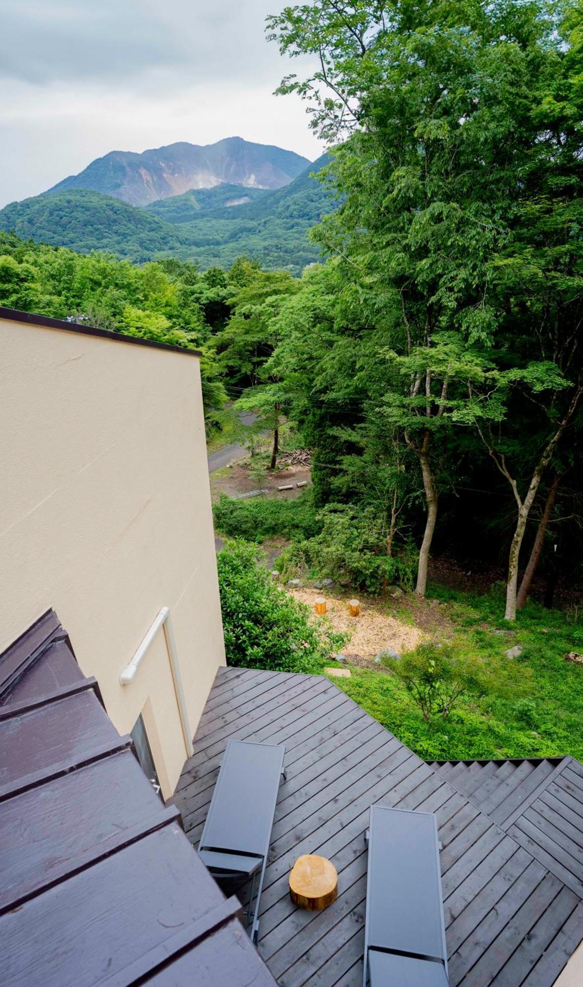 Aknot Hakone 大涌谷を望むモダニズム建築 東京から90分 Villa Buitenkant foto